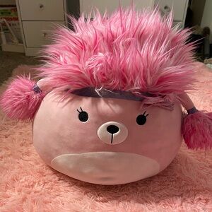 SQUISHMALLOWS  CHLOE PINK OMBRE POODLE PLUSH TOY STUFFED ANIMAL COLLECTIBLE KIDS